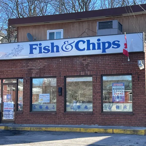 Storefront of Captain George's Fish N Chips