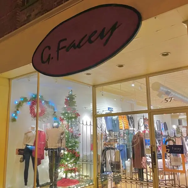 Storefront of G.Facey Clothing