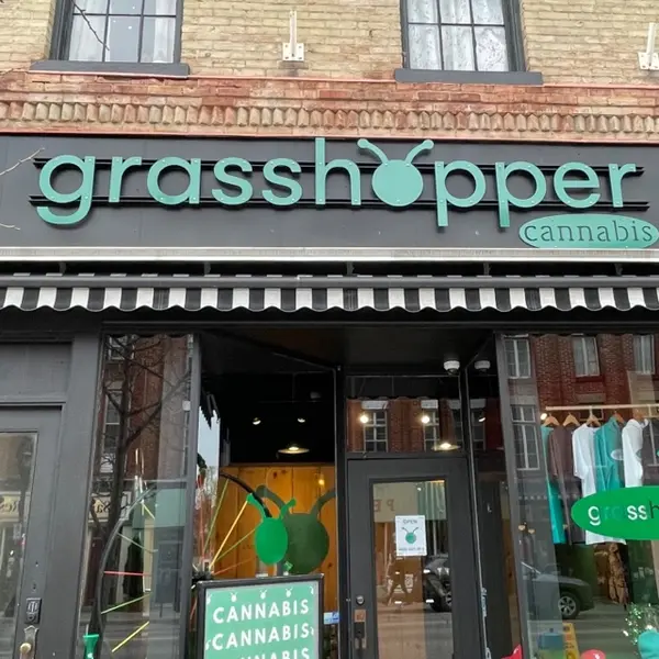 Storefront of Grasshopper Cannabis