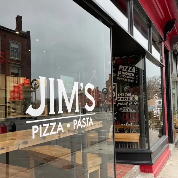 Storefront of Jim’s Pizza & Pasta