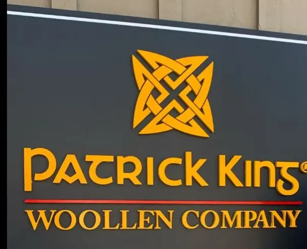 Storefront of Patrick King Woolen Company